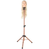 Kuaför Eğitim Mankeni İçin Metal Tripod - Sütlü Kahve + Taşıma Çantası TRIPOD-SUTLU-KAHVE - 2