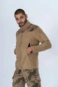 Bikatex Taktik Dik Yaka Erkek Polar Mont Kamuflaj - 321 - 3