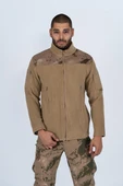 Bikatex Taktik Dik Yaka Erkek Polar Mont Kamuflaj - 321 - 2