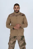 Bikatex Taktik Dik Yaka Erkek Polar Mont Kamuflaj - 321 - 1