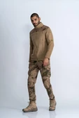 Bikatex Taktik Dik Yaka Erkek Polar Mont Kamuflaj - 321 - 5