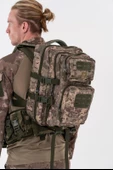Combat Tactical Outdoor Taktik 35 Lt Sırt Çantası Su Geçirmez Yürüyüş Seyahat Dağcı Kamp Trekking Sırt Çantası 35 Lt-Kamuflaj-658 - 1