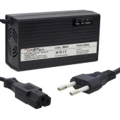 Powermaster PM-31801 60 Volt - 20 Amper IEC C15 Dişi Uçlu Kapasite Göstergeli Elektrikli Bisiklet Şarj Akü Cihazı (ADJ160-01) thumbnail 2