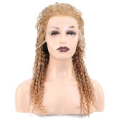 Afro Dalga Front Lace Gerçek Tül Peruk - Balköpüğü - 60-65cm WW12-20INCH - 1