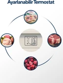 Kumtel HFR-100 3 Çekmeceli Derin Dondurucu thumbnail 5