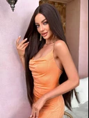 Kumral Ekstra Uzun Boy Tül Peruk DR-1807-6A thumbnail 5