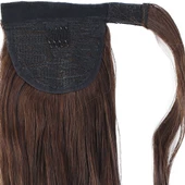 Bağlamalı Dalgalı At Kuyruğu - Kahve Karamel M160-2-30-PM-14X thumbnail 4