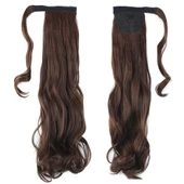 Bağlamalı Dalgalı At Kuyruğu - Kahve Karamel M160-2-30-PM-14X thumbnail 1