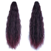 Tokalı Kabarık Dalgalı At Kuyruğu - Koyu Kızıl T641-4T118-PM-14X thumbnail 1