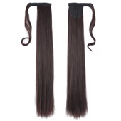 Bağlamalı Düz At Kuyruğu - Koyu Kahve M150-2-33-PM-14X thumbnail 1