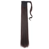 Bağlamalı Düz At Kuyruğu - Koyu Kahve M150-2-33-PM-14X thumbnail 3