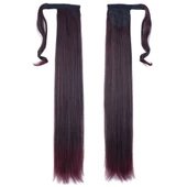 Bağlamalı Düz At Kuyruğu - Koyu Kızıl M150-4T118-PM-14X thumbnail 1