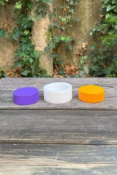 Silindir 6,5X2,5 cm Silikon Mum Kalıbı thumbnail 2