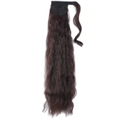 Bağlamalı Kabarık Dalgalı At Kuyruğu - Koyu Kahve M130-2-33-PM-14X thumbnail 3