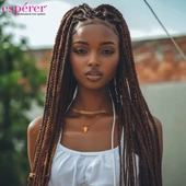 Sentetik Örgülük Saç Esperer 100 Gr. - Koyu Kumral 100-8-PM-14X thumbnail 1