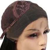 Fiber Sentetik Bob Kısa Tül Peruk - Siyah TUL-BOB-1B-14-PM-14X thumbnail 5