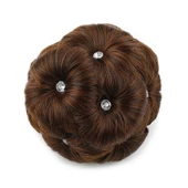 Taşlı Topuz Toka - Kahve Karamel TT-TASLI-2-30-PM-14X thumbnail 1