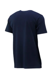 Erkek Bisiklet Yaka Mevsimlik Adventure Baskılı Standart Fit Lacivert T-Shirt thumbnail 4