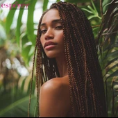 Sentetik Örgülük Saç Esperer 100 Gr. - Kahverengi 100-4-PM-14X thumbnail 4