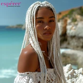 Sentetik Örgülük Saç Esperer 100 Gr. - Beyaz 100-60-PM-14X - 1
