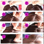 Hair Tinsel - Saç Simi - Yeşil HT-10-PM-14X thumbnail 4