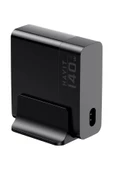 Havit 140W Gan Teknoloji 5-Portlu PD 3.1 Göstergeli Hızlı Şarj Cihazı (Macbook, Iphone Uyumlu) - 4