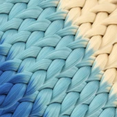 Afrika Örgüsü Ve Rasta İçin Sentetik Ombreli Saç - Platin / Turkuaz Mavi / Koyu Mavi 3-15-PM-14X thumbnail 2