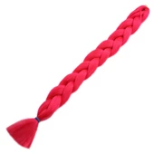 Afrika Örgüsü Ve Rasta İçin Sentetik Saç - Koyu Pembe PInk-PM-14X - 3