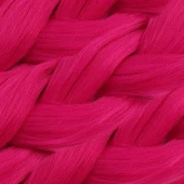 Afrika Örgüsü Ve Rasta İçin Sentetik Saç - Koyu Fuşya PInk3-PM-14X - 2