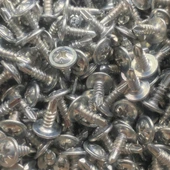Rysb 3,9x22 mm 100 Adet Beyaz Pul Başlı Matkap Uçlu Vida Otomatik Vida - 1