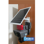 O-KAM 3915-S 6MP Sirenli Çift Lens 4G Sim Kartlı Güneş Enerjili Güvenlik Kamerası - 2