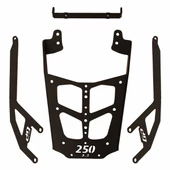 GP Kompozit Bajaj Pulsar N 250 2022-2024 Uyumlu Arka Çanta Demiri Siyah - 1