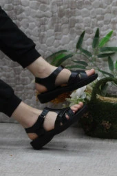 Fort 42052 Comfort Rahat Esnek Hafif Kadın Sandalet thumbnail 5