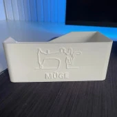 Janome Overlok Makinası Çöp Kutusu İsminize Özel - 1