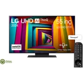 55UT91 55 inç 139 Ekran 4K Smart AI Sihirli Kumanda HDR10 webOS24 UHD TV - 1