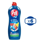 Pril Cold Power Sıvı Elde Yıkama Deterjanı 6 x 675 gr - 2