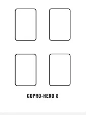 Tfy Store GoPro Hero 8 Uyumlu 4 Adet Ekran Koruyucu Nano Jelatin Koruma - 4