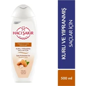Hacı Şakir Şampuan 500ml 2ın1 Badem -kuru&yıpranmış - 1
