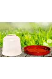 Suluk 6 Lt 1 Adet Tavuk Suluğu Kuş Suluğu Kanatlı Hayvan Suluğu Keklik Bıldırcın Civciv Suluğu - 2