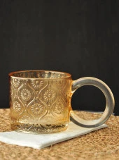 Hicheo Cam Bardak-Kupa Sarı 200 ml - 1