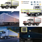 Tüvtürk Onaylı Belgeli Bant 5 Metre 5 cm Kırmızı Reflektörlü Reflektif Fosforlu Şerit Bant İkaz Bandı thumbnail 4