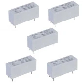 Hongfa HF118F 012-1Z1T 12V 10A 1C 5 Pin Minyatür Pcb Güç Rölesi - 5 Adet thumbnail 1