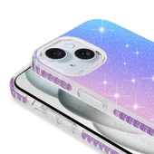 iPhone 15 Uyumlu  Uyumlu KılıfParlak Renk Geçişli Velle Kapak - 2