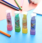 Ruj Silgi , Meyveli Kalp Desenli Ruj Silgi - 4 Adet - 1