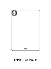 Tfy Store iPad Pro 2020 & 2021 & 2022 11 inç Arka Uyumlu Ekran Koruyucu Nano Jelatin Koruma - 4