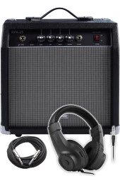 Midex RPA-25BK-HD Bas Gitar Amfisi 25 Watt (Kulaklık ve Jak Kablosu Dahil) - 1