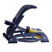 Ayak Tipi Hava Pompası Tekli Göstergeli Kilitli Teker Araç Bisiklet Top Pompası thumbnail 2