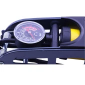 Ayak Tipi Hava Pompası Tekli Göstergeli Kilitli Teker Araç Bisiklet Top Pompası thumbnail 4