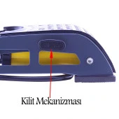 Ayak Tipi Hava Pompası Tekli Göstergeli Kilitli Teker Araç Bisiklet Top Pompası thumbnail 5