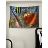 The Bedroom - Vincent Van Gogh Duvar Örtüsü - Wall Tapestry I 70 x 100 cm - 1